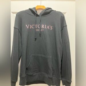 Victorias secret hoodie.  Size-M color-black.  New with tags